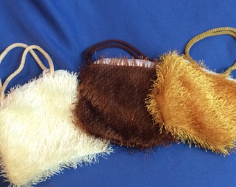Fuzzy Purse for your 18 inch dol. Fits American Girl Doll, My lIfe, 18 inch doll accessories