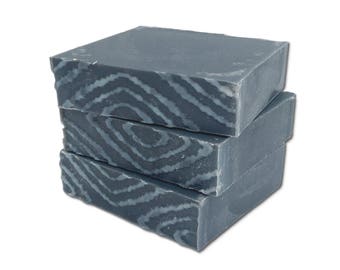 Charcoal Bar Soap - organic soap / charcoal acne soap / tea tree charcoal soap