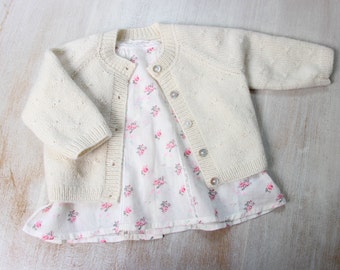 38 / Princess Charlotte 2 / Knitting Pattern Instructions in English / 6 Sizes : - 1 / Newborn / 3 / 6-9 / 12 / 18-24 months