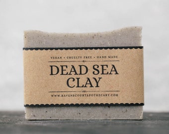 Dead Sea Clay Soap | Unscented Vegan Soap