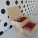 2 pcs set of 2 Small wooden sewing boxes, storage box, Wood Accordion Box, Sewing Box Accordion, jewelry box, buttons thread needle storage