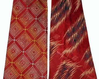 1940s Red Tie Duo Vintage Retro