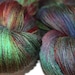 Crescent Hand Dyed Superwash Merino Wool/Polyamide Fingering Weight Yarn, Forest Floor colorway