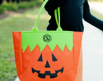 Jack-o-Lantern Halloween Tote