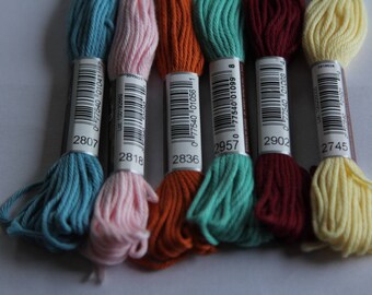 Fils de Coton retors DMC 89 pour canevas 2902,2807,2957,2836,2745,2818 vendu à l'unité ,