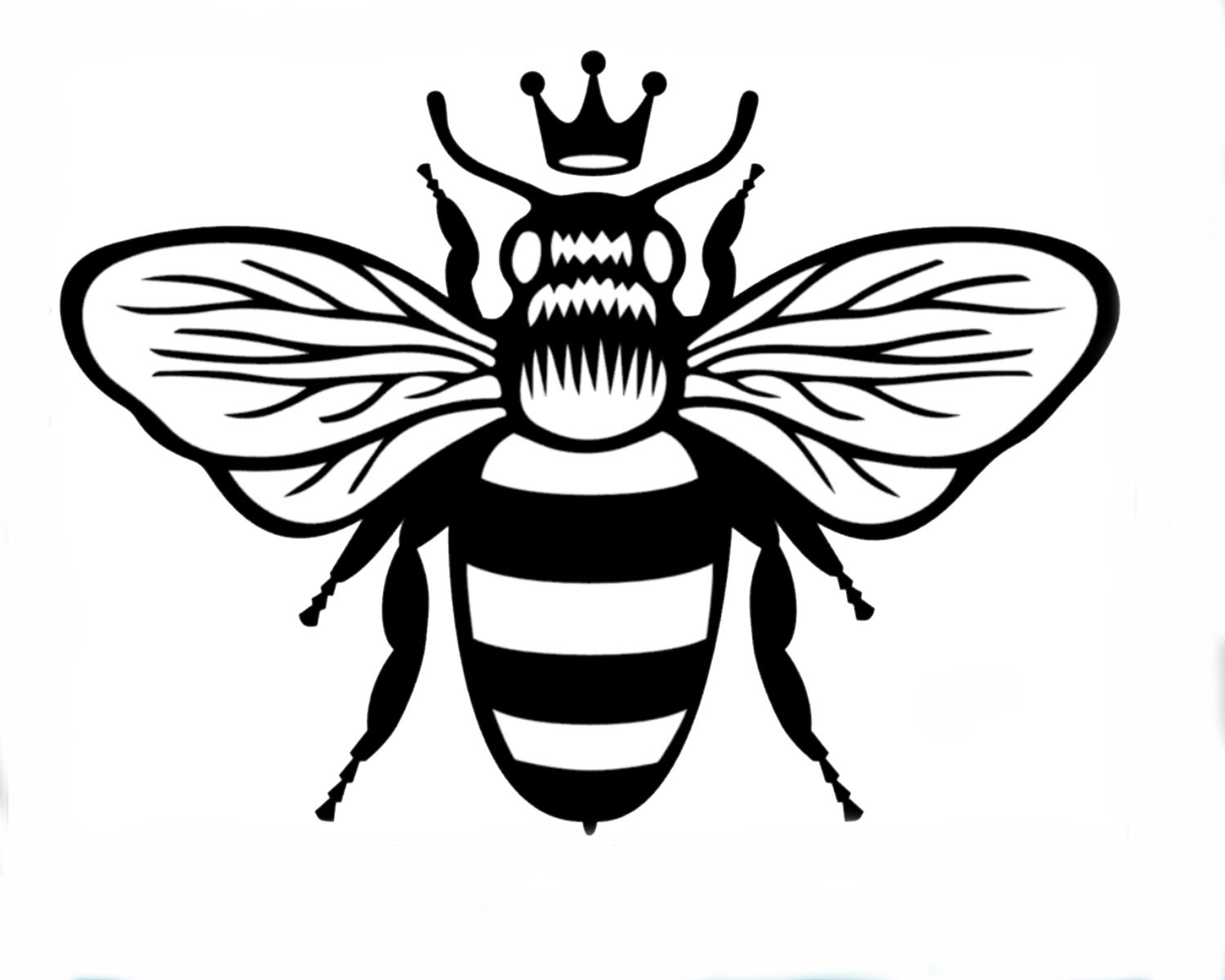 Download Queen Bee Vinyl Sticker
