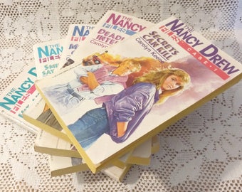 Vintage Nancy Drew Book Set By Carolyn Keene