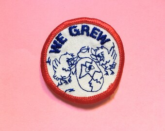 vintage we grew chicks patch