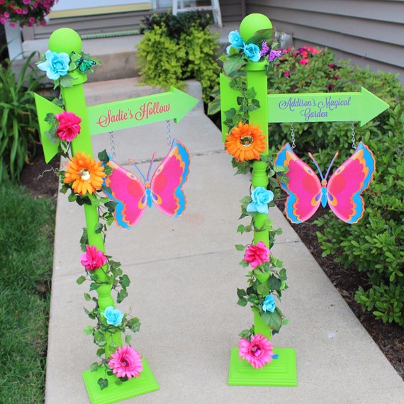  Items  similar to Fairy Garden Party  Personalized Sign 