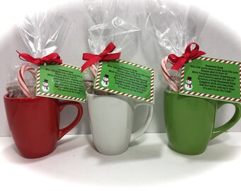 Snowman Soup Gift Set, Snowman Soup Mug, Snowman Soup Hot Chocolate, Christmas Gift, Teacher Gift, Snowman Soup Tag, Snowman Soup Gift