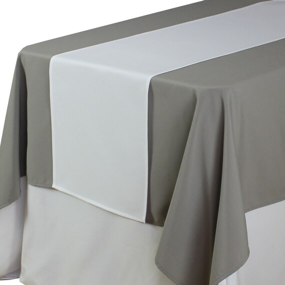 White Table Runner 14 X 108 inches Matte White Table Runners