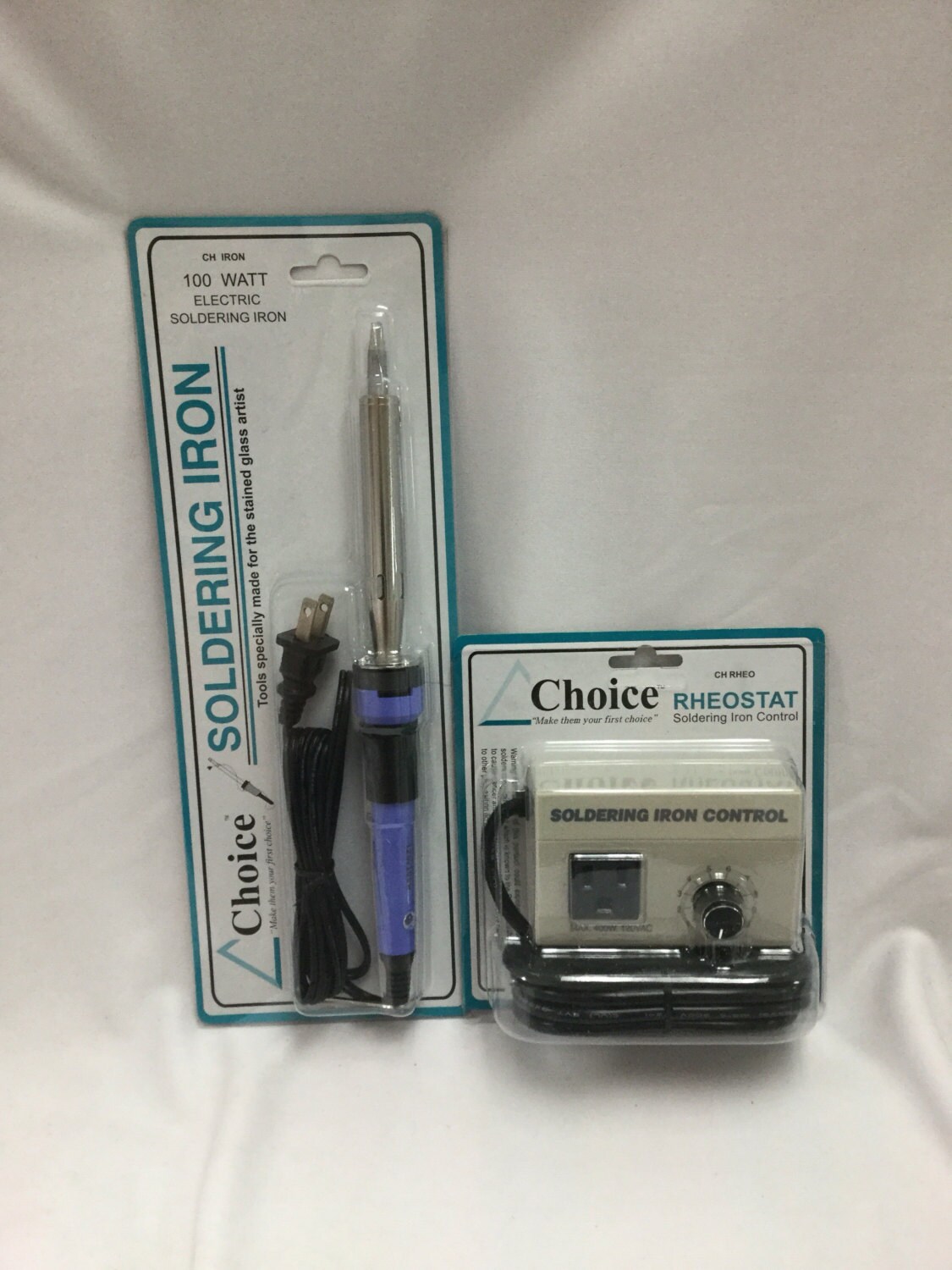 Stained Glass 100 Watt Soldering Iron Plus Rheostat Stained