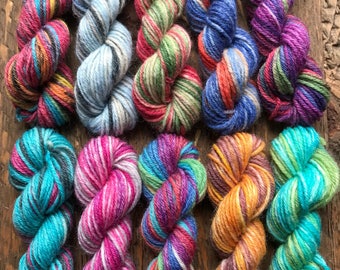OPAL Sock Yarn Mini Skein Set #5 -- 10 Mini Skeins/25 Yards Each