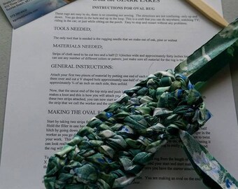 Oval Toothbrush Rag Rug Starter Kit