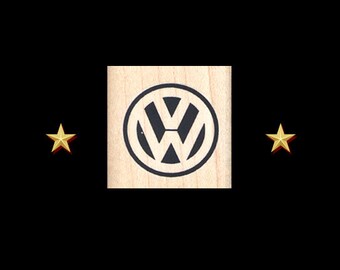 VW Volkswagen Logo Stamp, VW Bug, VW Van, vw Beetle, vw Logo, vw Symbol, Volkswagen party, vw Rubber Stamp, vw Stamp, Hippie vw, vw gift