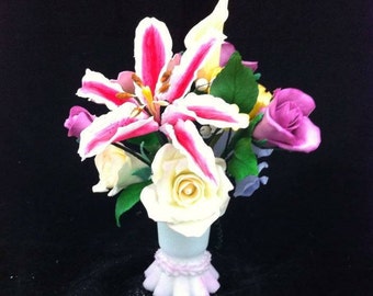 Custom made to order Sugar flowers for wedding and special occasion cakes