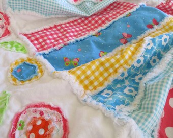Rag Quilt, Handmade Quilt, Rag Quilt For Sale, Handmade Rag Quilt, Rag Quilt Throw, Ready To Ship