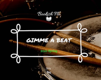 Gimme A Beat~ Wood Wick 100% Soy Wax Candle