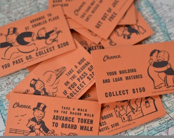 Monopoly Chance Cards Template Monopoly Chance Cards Template
