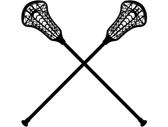 Lacrosse Logo 3 Sticks Crossed Equipment Field Sports Game