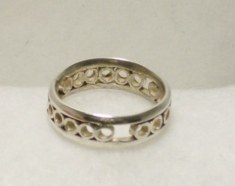 Sterling Wire and Tube Ring size7 1/2