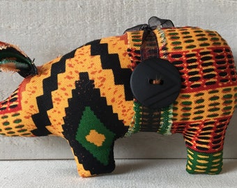 handmade ornaments - southwest decor - tribal decor - farm decor - pig ornament - pig decor - animal ornaments - novelty ornaments