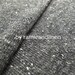 knit fabric, wool cotton blend black and grey speckled fabric, half yard by 48" wide