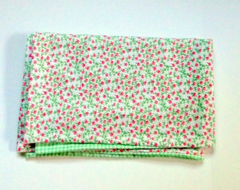 Red Flower Baby Blanket