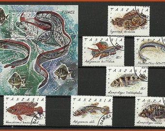 Fisch-Briefmarken aus Tansania