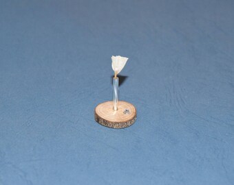 Miniature table decoration Laurel wood
