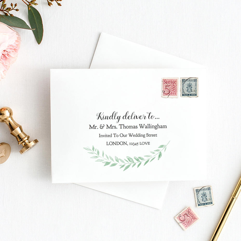 printable wedding envelope template 5x7 front amp back wedding envelope template