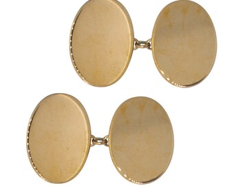 Vintage Rose Gold Cuff Links