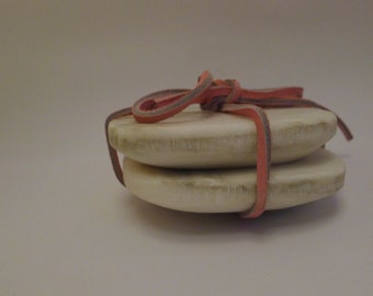 White Marble Coasters