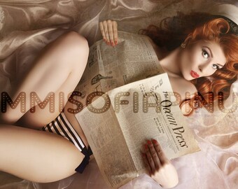 Nautical Boudoir 2 - Print by Dollhouse
