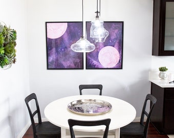 TWO 28x36 MOON GALAXY Photography Edits - Poster Sized Art Print (Digital Download)