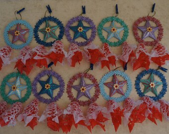 Miniature Handcrafted Filipino Christmas Lantern AKA Parol - Christmas Ornaments