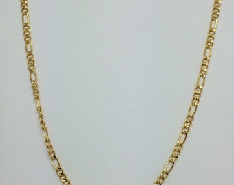 14K Yellow Gold Figaro Chain ~2.50mm
