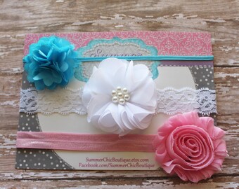 Baby Headband Set, Baby Gift Set, Baby Headband, Infant Headband, Toddler Headband, Girls Headband, Baby Headband Set, Pastel Baby Headband