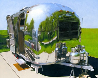 Caravel by the Woods - 12x12 - limited edition print 17/100
