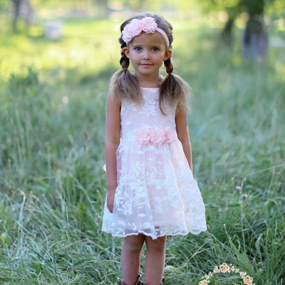 Girls dress lace flower girl dress girls dress girls lace