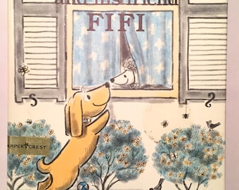 Benjy and His Friend Fifi - Margaret Bloy Graham (Illustrated First Edition 1988 HCDJ) Library Binding Animal Picture Book Children's