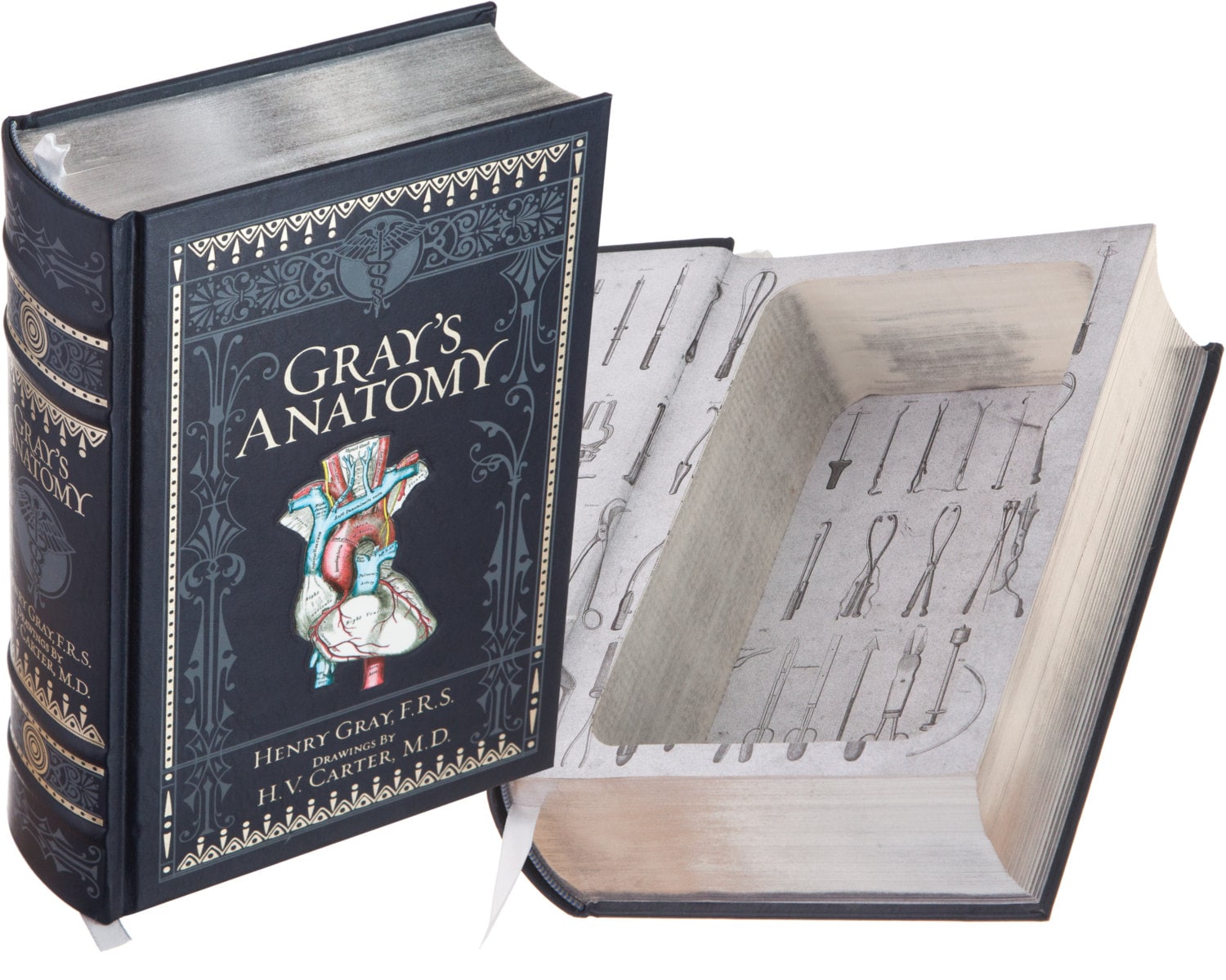 Large Hollow Book Safe Grays Anatomy By Henry Gray