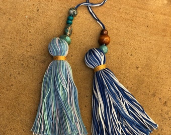 Tassel Bag charm, large tassel keychain, gold tassel keychain, leather tassel keychain, tassel charms, bag charms for women, handbag