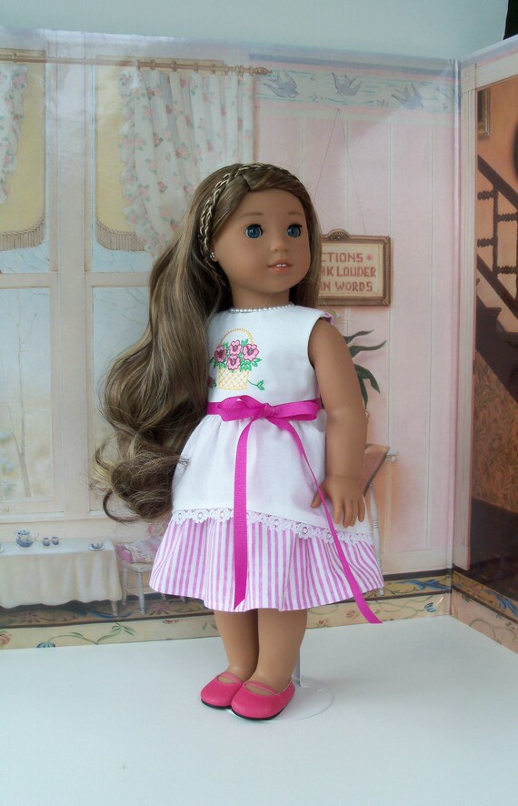 SUMMER SALE! Like American Girl Doll Clothes / Nanea's Market Dress / 18 Inch Doll Clothes fits American Girl Dolls