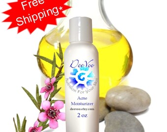 Blemish Moisturizer / Lotion - Vegan with Natural and Organic Ingredients - International Shipping