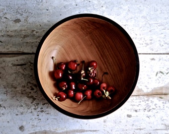 wood bowl, wooden bowl, fruit bowl, salad bowl, large bowl, wood turning, serving bowl, wooden dish, wood kitchen ware, bread bowl, kitchen