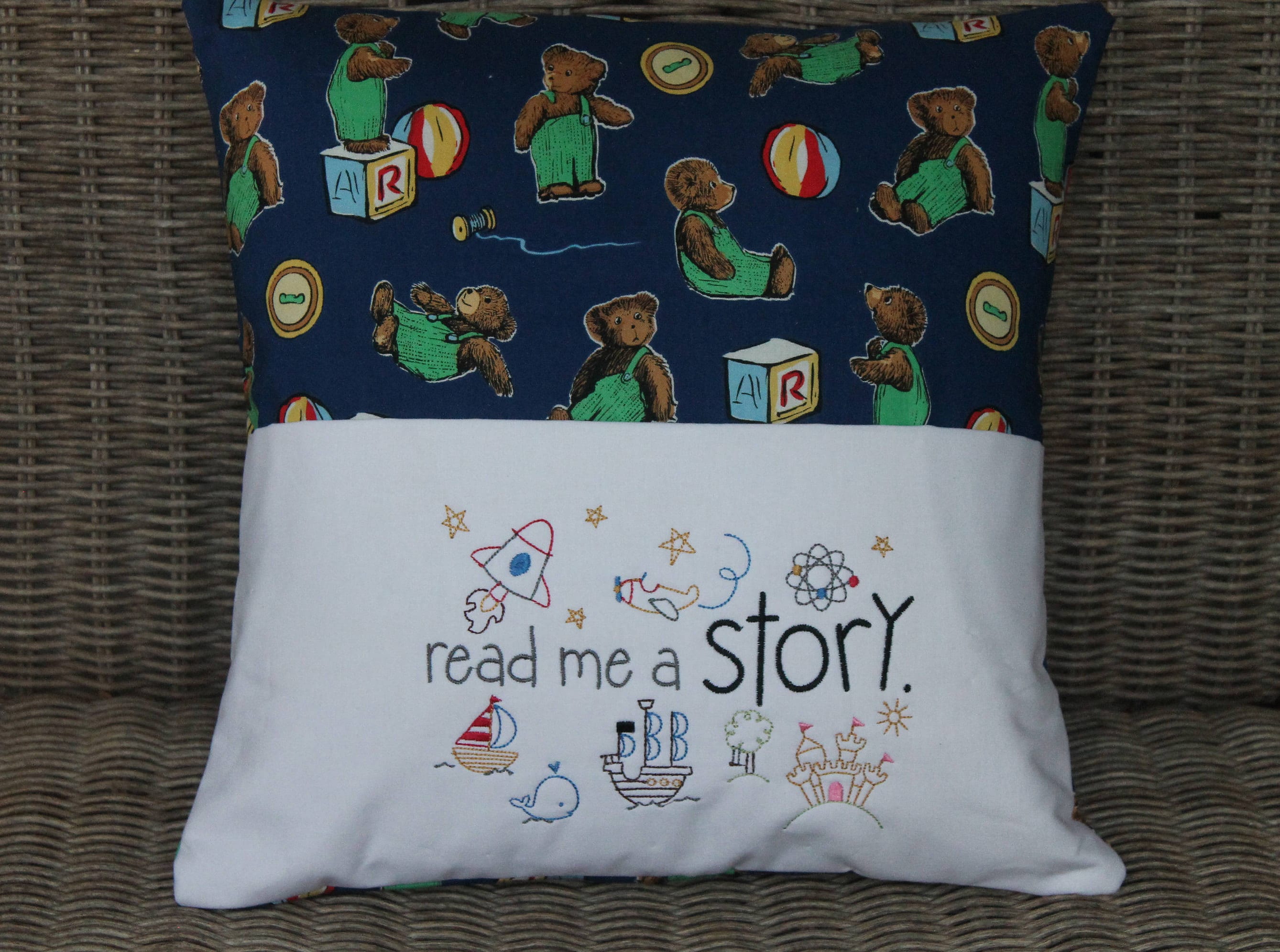 Reading Pillow Pocket Pillow Young Reader Pillow Youth