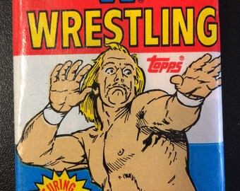 WWF Wrestling Sealed Trading Card Pack by Topps