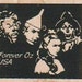 Rubber stamp postage stamp Wizard of Oz wood Mounted scrapbooking supplies number 15081