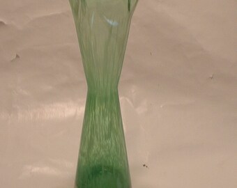 Vintage 12 Inch Tall Art Glass Vase